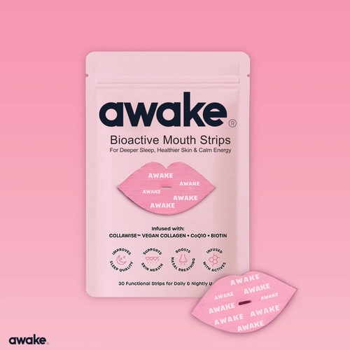 AWAKE™ Infused Mouth Tape for Sleep, Skin & Energy